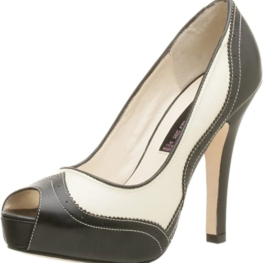 STEVEN by Steve Madden Nlight Peep Toe Platform